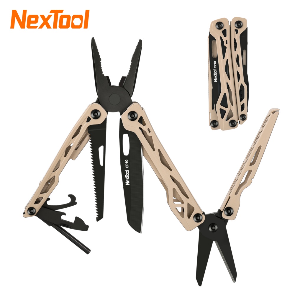 Outdoor Adventure Backpack - NexTool Camper Pliers CP10 12 Functions