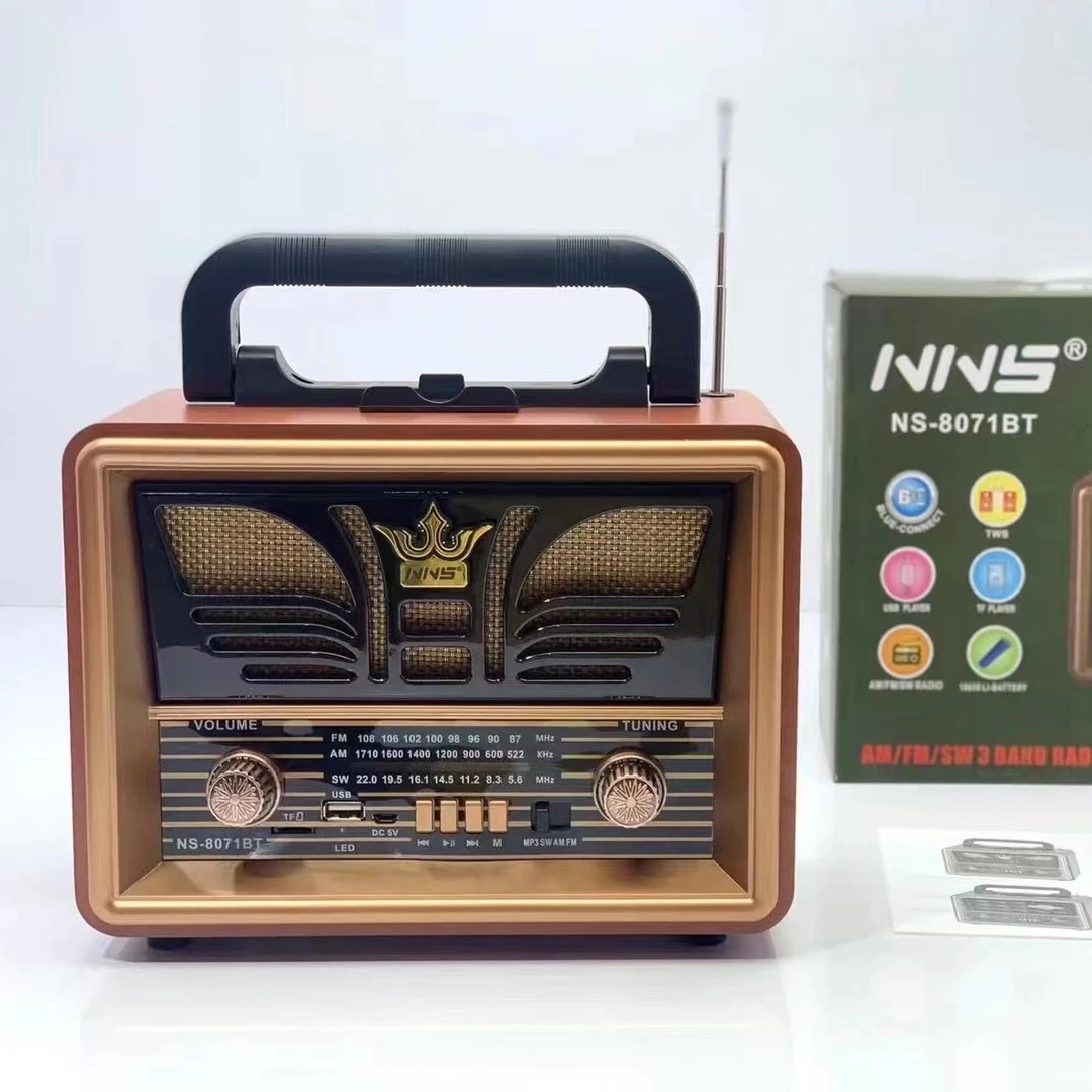 Emergency Radio Solar - NNS NS-8071BT Vofull Solar Panel Powered