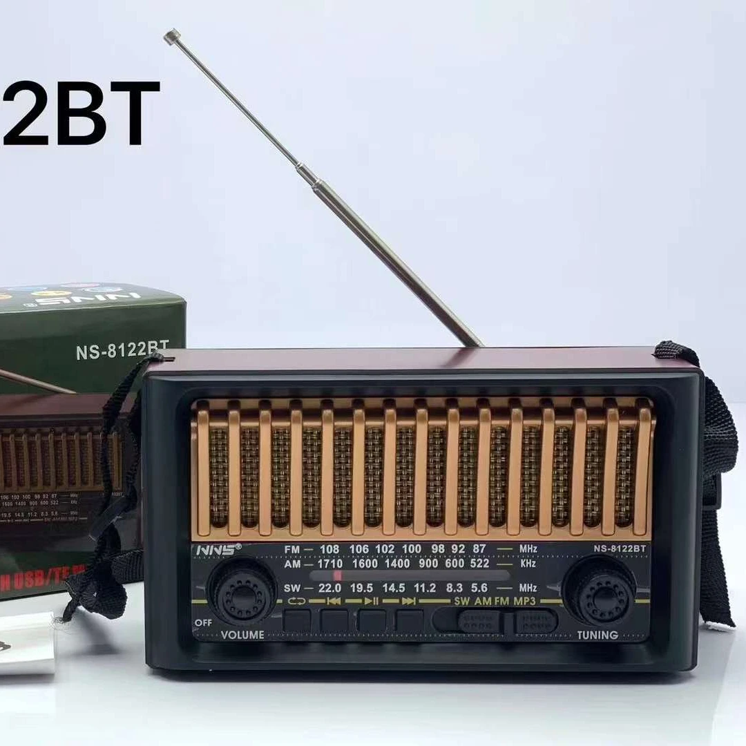 Emergency Radio Solar - NNS NS-8122BT Vofull Solar Panel Powered