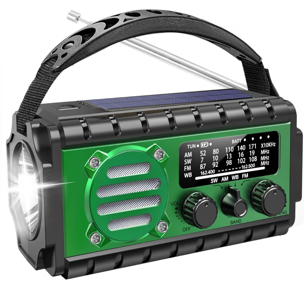 Portable Solar Hand Crank Emer - Emergency Radio Solar recension och pris