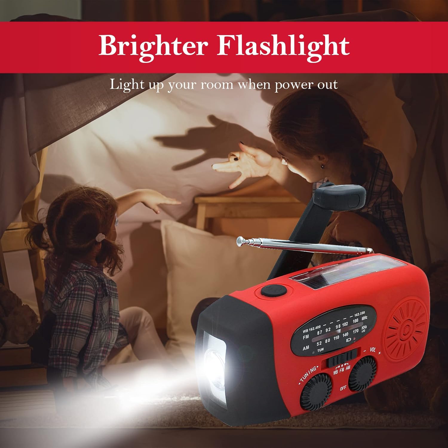 Multifunctional Hand Cranked G - Emergency Radio Solar recension och pris