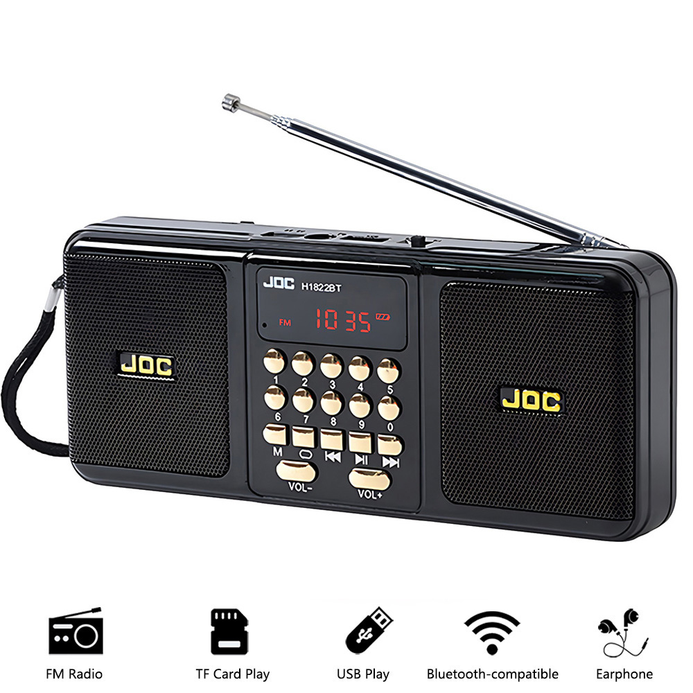 Portable Stereo FM Radio Wirel - Emergency Radio Solar recension och pris