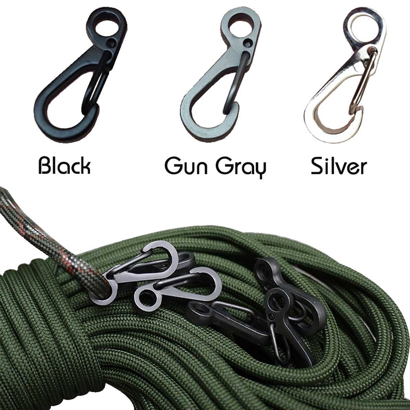10Pcs/lot Mini Carabiner Parac - Outdoor Adventure Backpack recension och pris