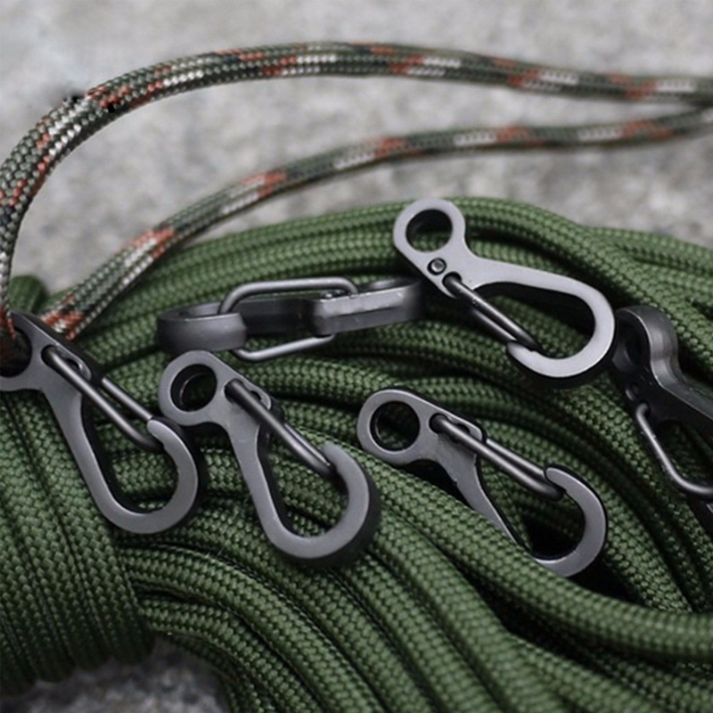 10Pcs/lot Mini Carabiner Parac - Outdoor Adventure Backpack recension och pris