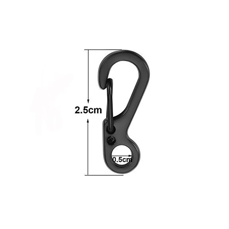10Pcs/lot Mini Carabiner Parac - Outdoor Adventure Backpack recension och pris
