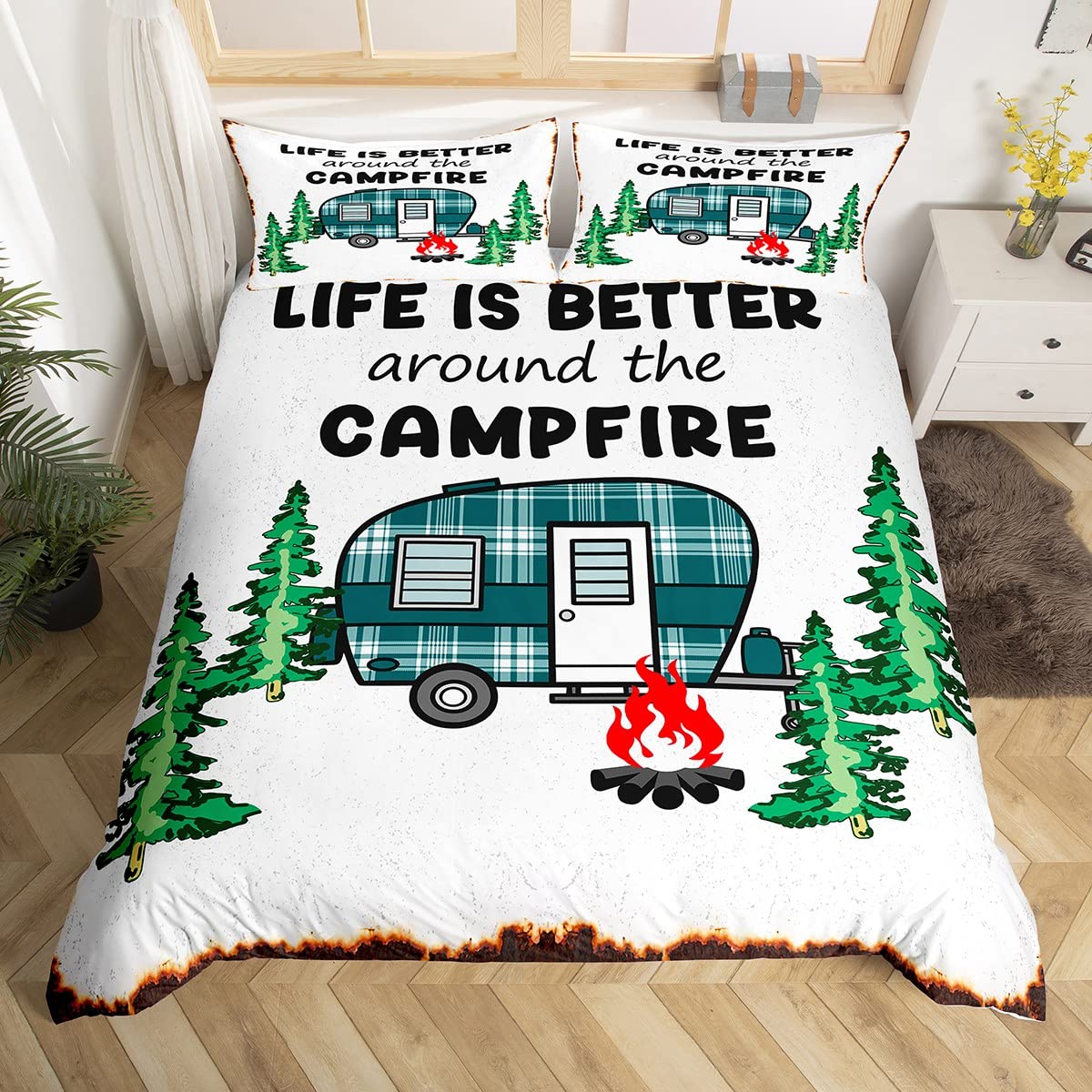 Happy Camping Duvet Cover Camp - Outdoor Adventure Quilt recension och pris