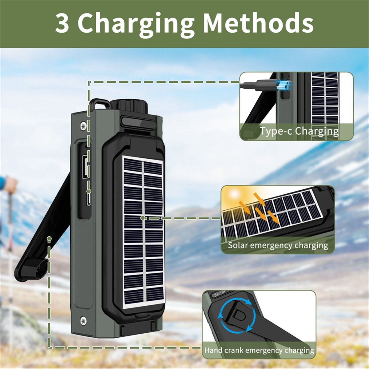 A26Z Portable Solar Radio, Eme - Emergency Radio Solar recension och pris