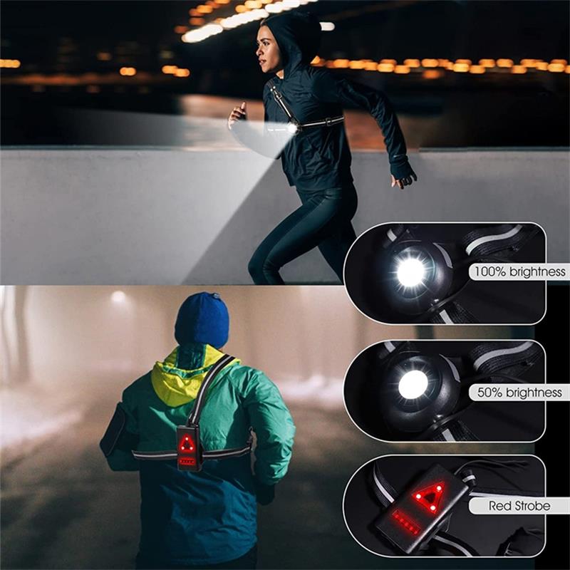 1pc Outdoor  Night Running USB - Outdoor Adventure Holidays recension och pris
