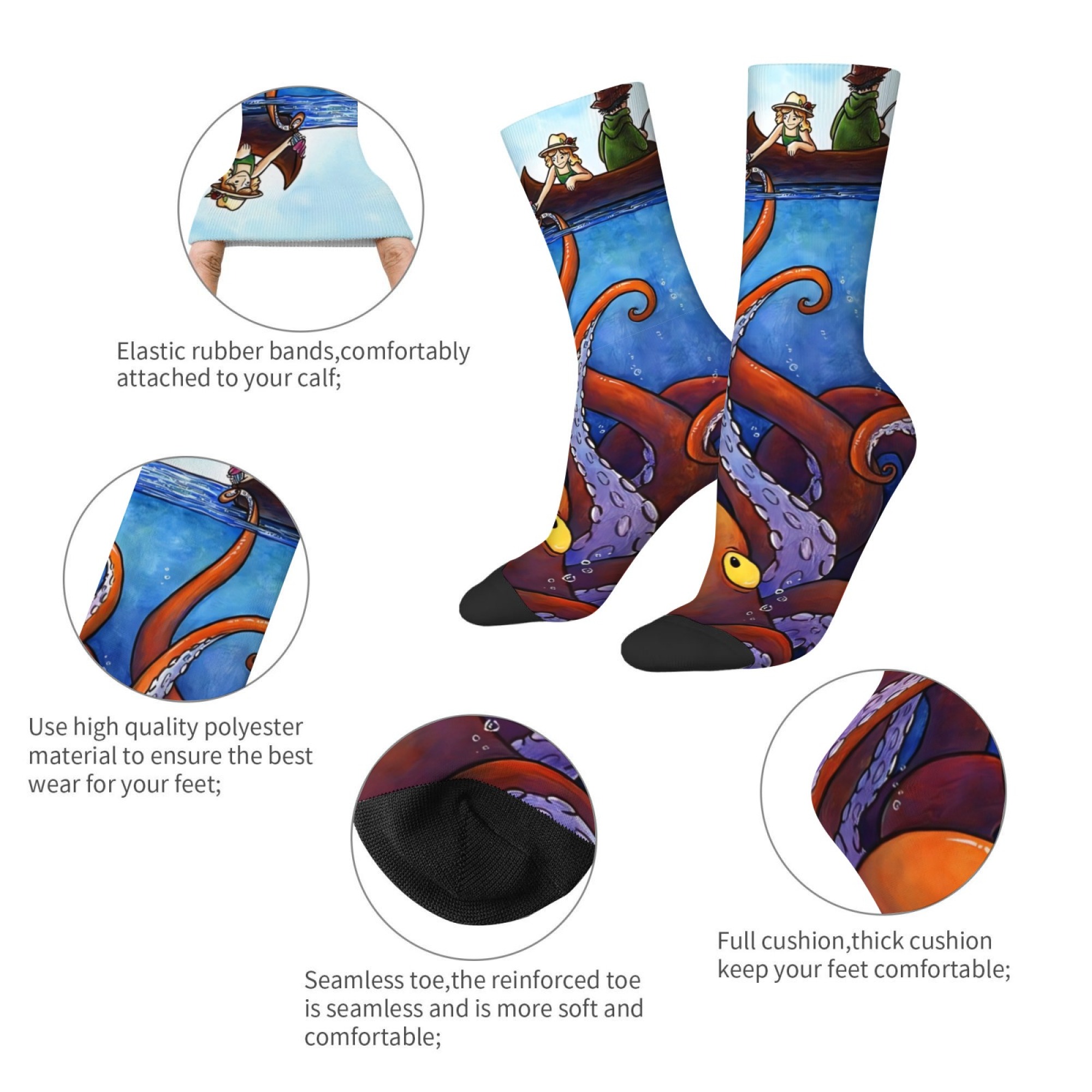 Ocean Adventure Print Socks So - Outdoor Adventure Holidays recension och pris