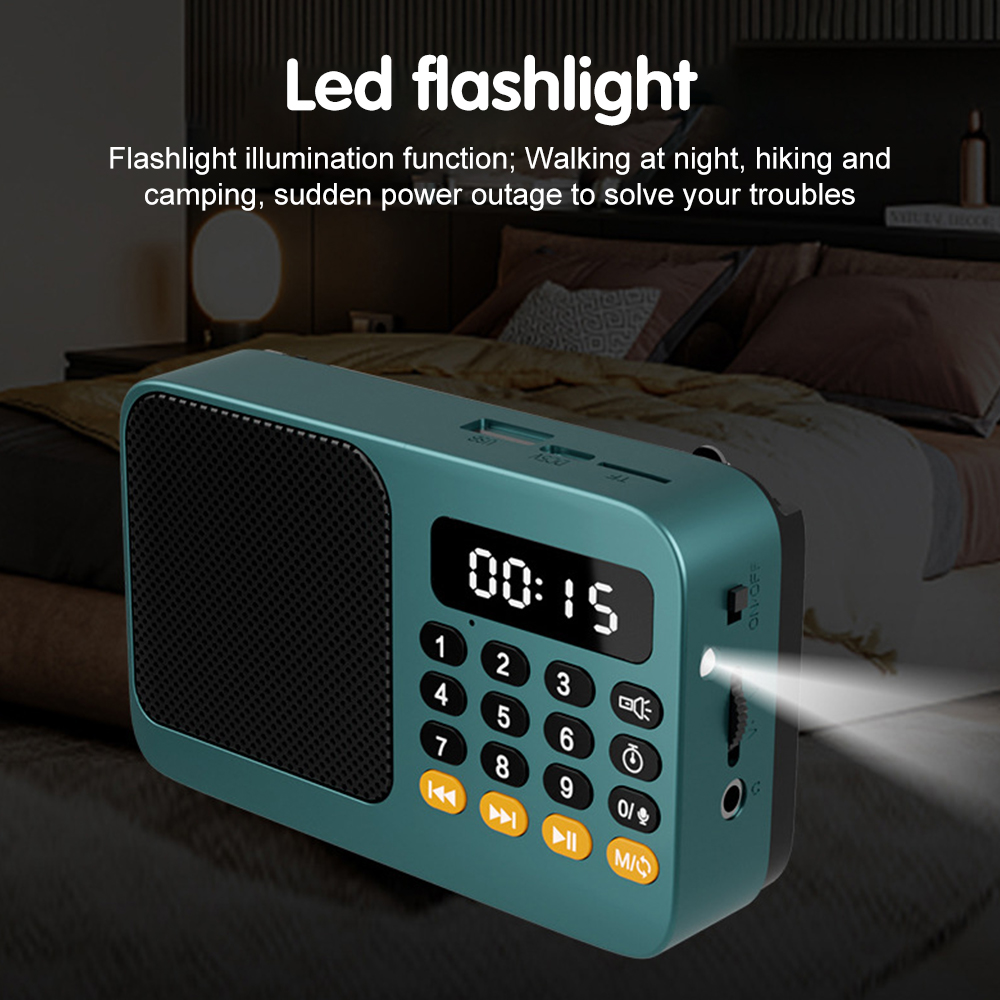Portable Radio Music Player Ha - Emergency Radio Solar recension och pris