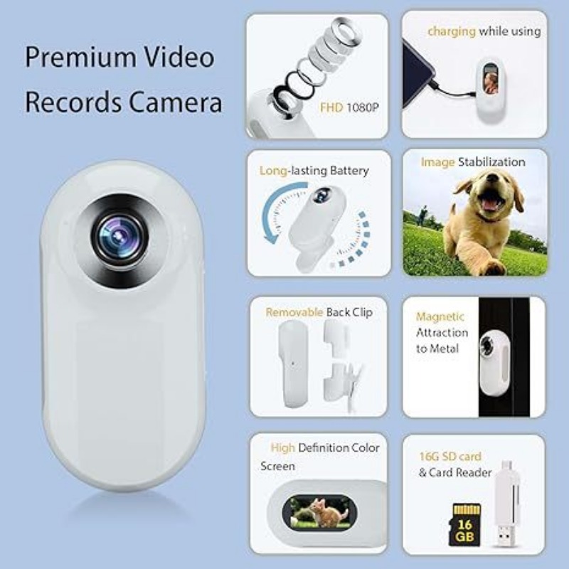 Pet Collar Camera-Waterproof H - Outdoor Adventure Videos recension och pris