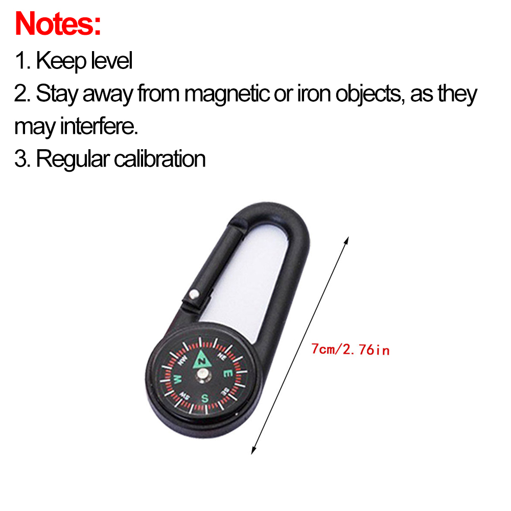 Mini Outdoor Compass Carabiner - Outdoor Adventure Backpack recension och pris