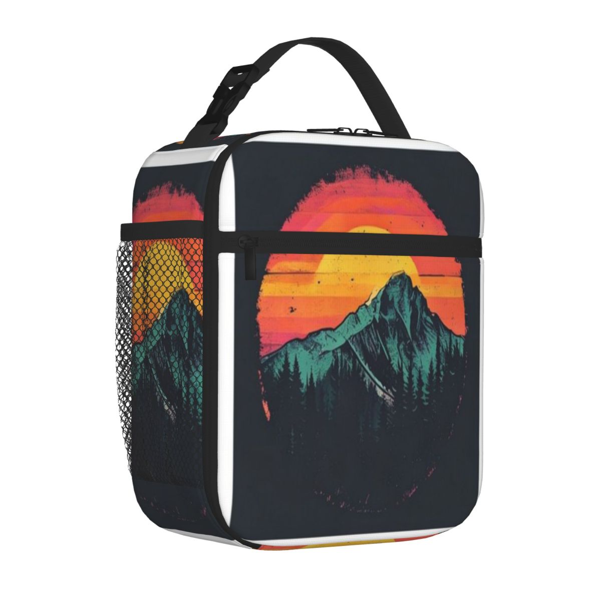 Hot Sale Retro Sunset Mountain - Outdoor Adventure Quilt recension och pris