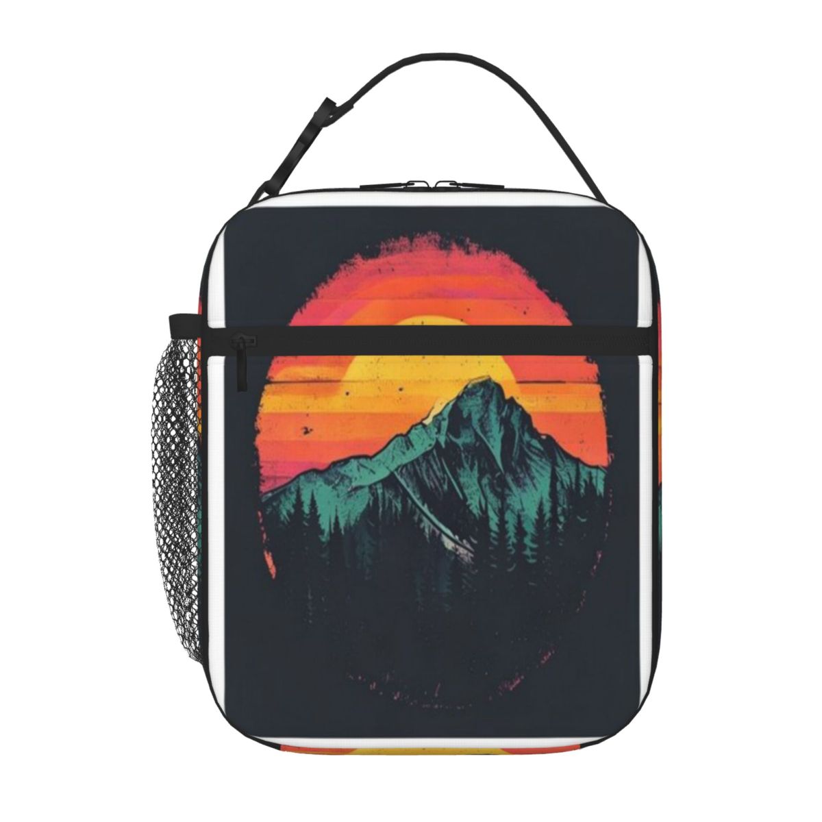 Hot Sale Retro Sunset Mountain - Outdoor Adventure Quilt recension och pris