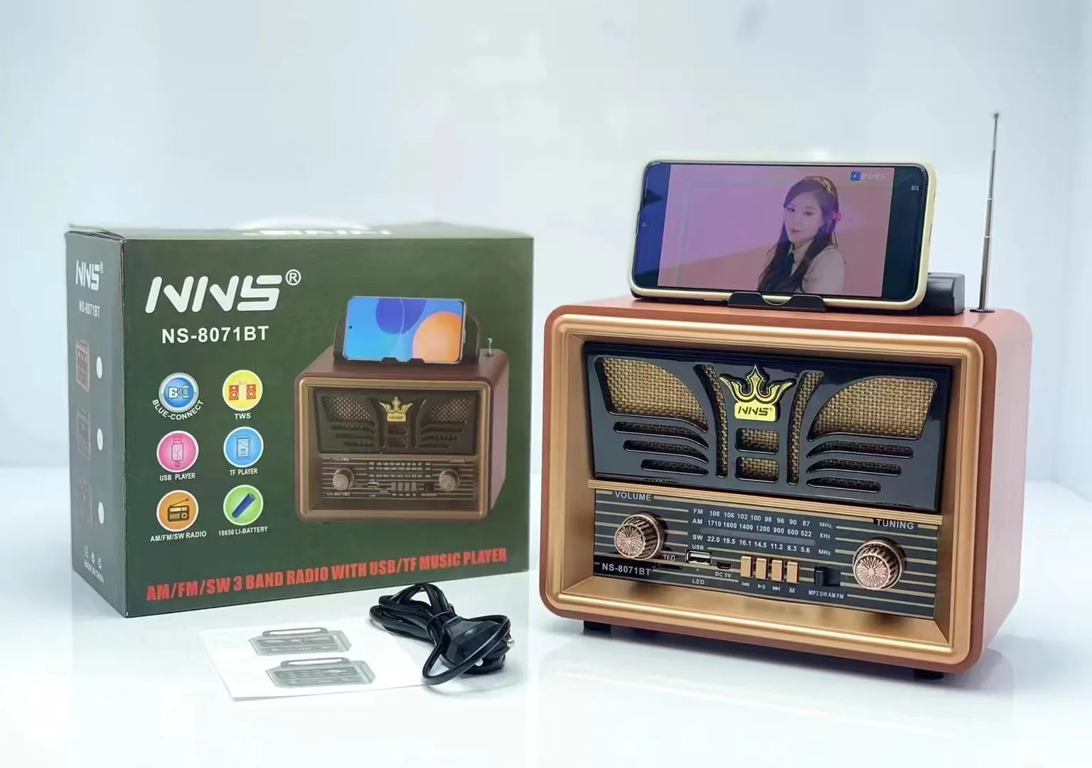NNS NS-8071BT Vofull Solar Pan - Emergency Radio Solar recension och pris