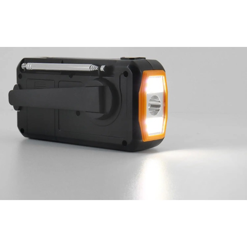 4000mAh Solar Hand Crank Emerg - Emergency Radio Solar recension och pris