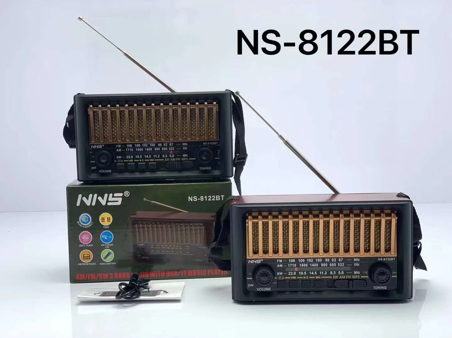 NNS NS-8122BT Vofull Solar Pan - Emergency Radio Solar recension och pris