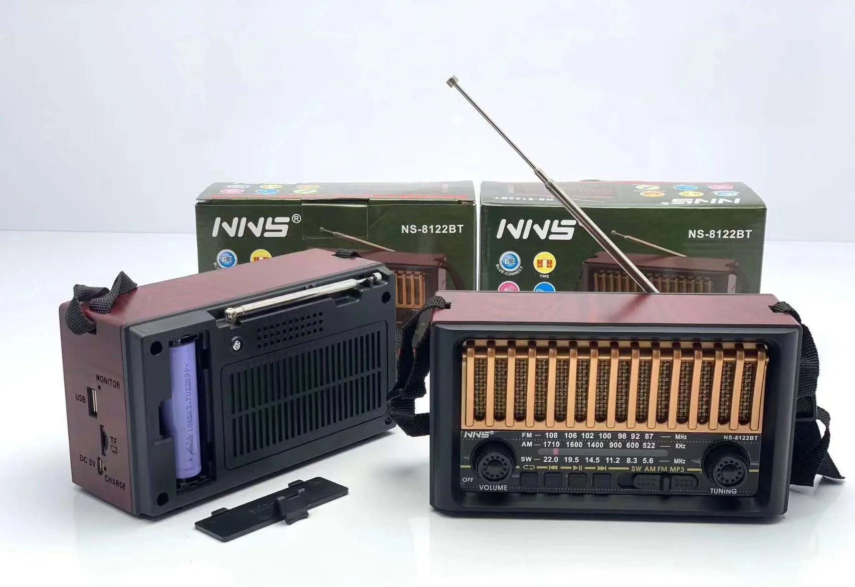 NNS NS-8122BT Vofull Solar Pan - Emergency Radio Solar recension och pris